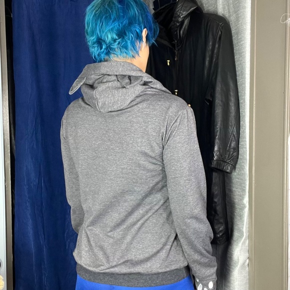 •🐶🐱🐰NWOT |•Adorable Small Pet Pocket Ears Paws Hoodie/Sweatshirt Large🐶🐱🐰 - Picture 7 of 13